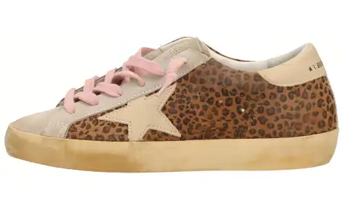 Golden Goose Super-Star Leopard-print Low-top Sneakers