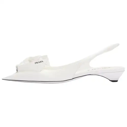 PRADA Leather Women's Casual Shoes Women's White