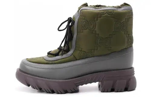 GUCCI Ankle Boots 5.4cm Men's Green