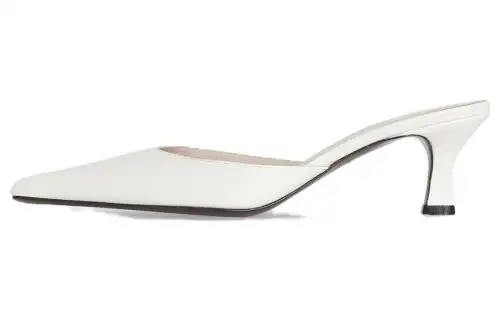 THE ROW Closed Toe Slippers Women's White