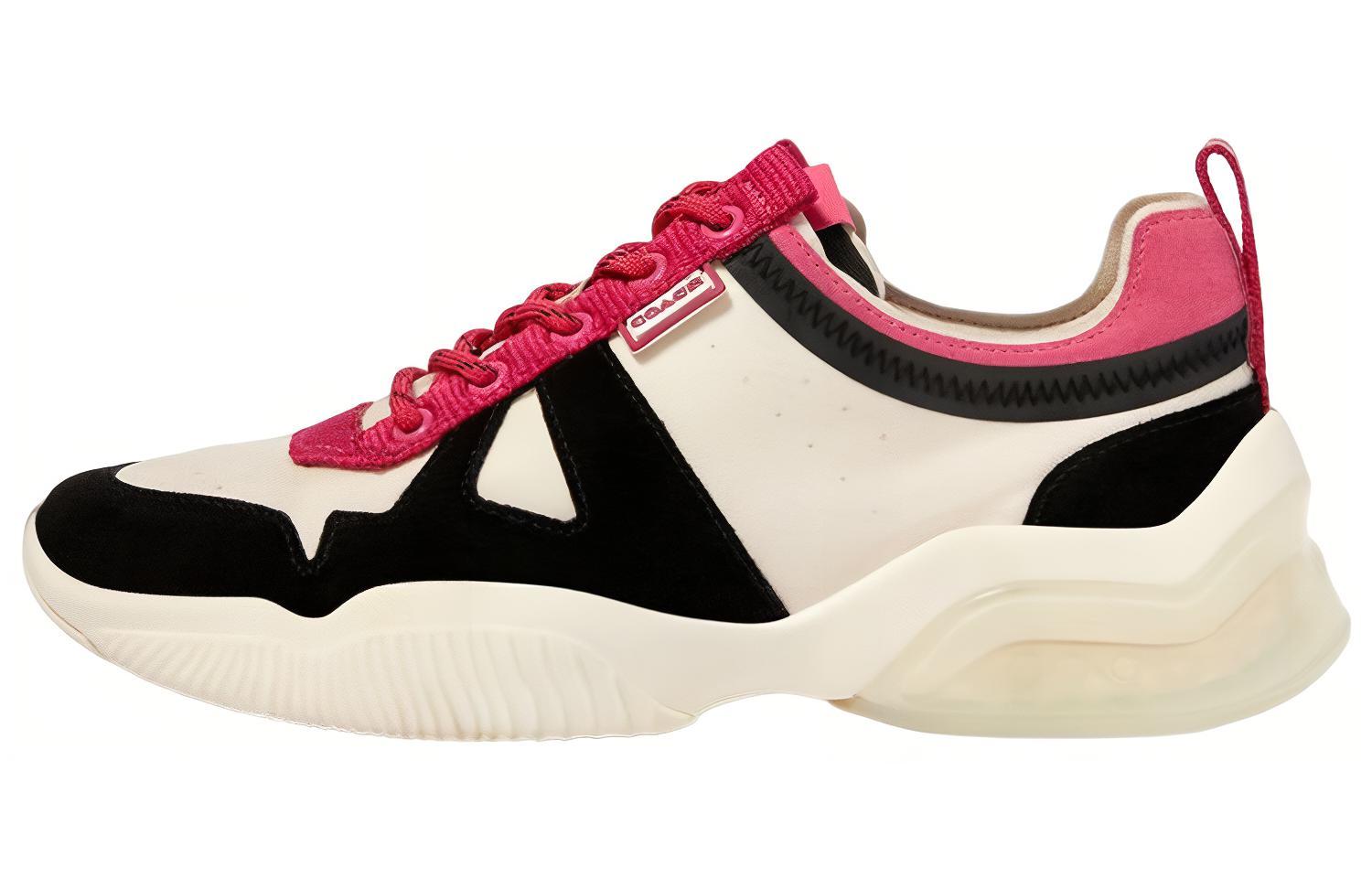 COACH CitySole Leather Cushioning Low top Sports Casual Shoes Women's White Red