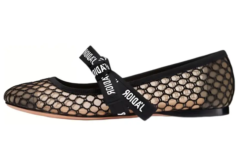 DIOR J'Adior Fabric Women's Casual Shoes Women's Black