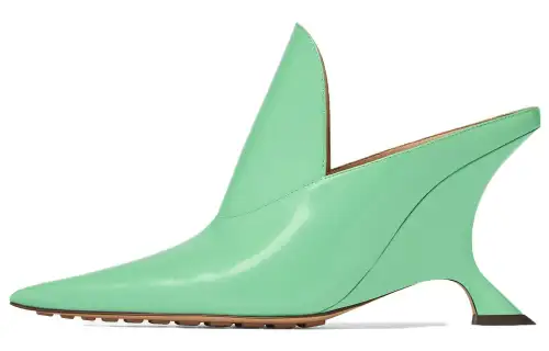 Bottega Veneta Rocket Quiet Closed Toe Slippers Women's Green