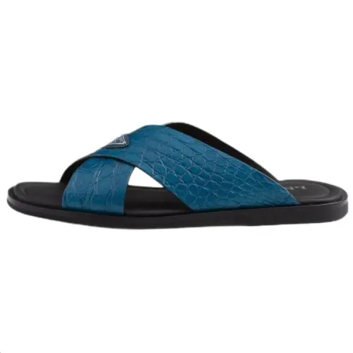 PRADA Slide Slippers Men's Blue