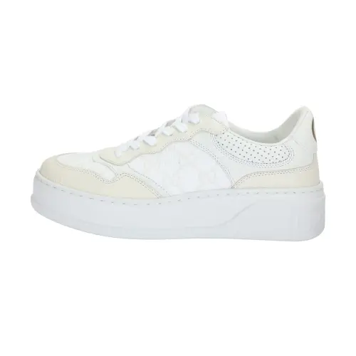 Gucci Wmns Gg Sneaker 'White Grey' Women's