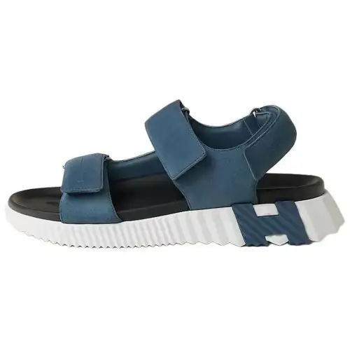 HERMES Junior One Strap Sandals Men's Blue