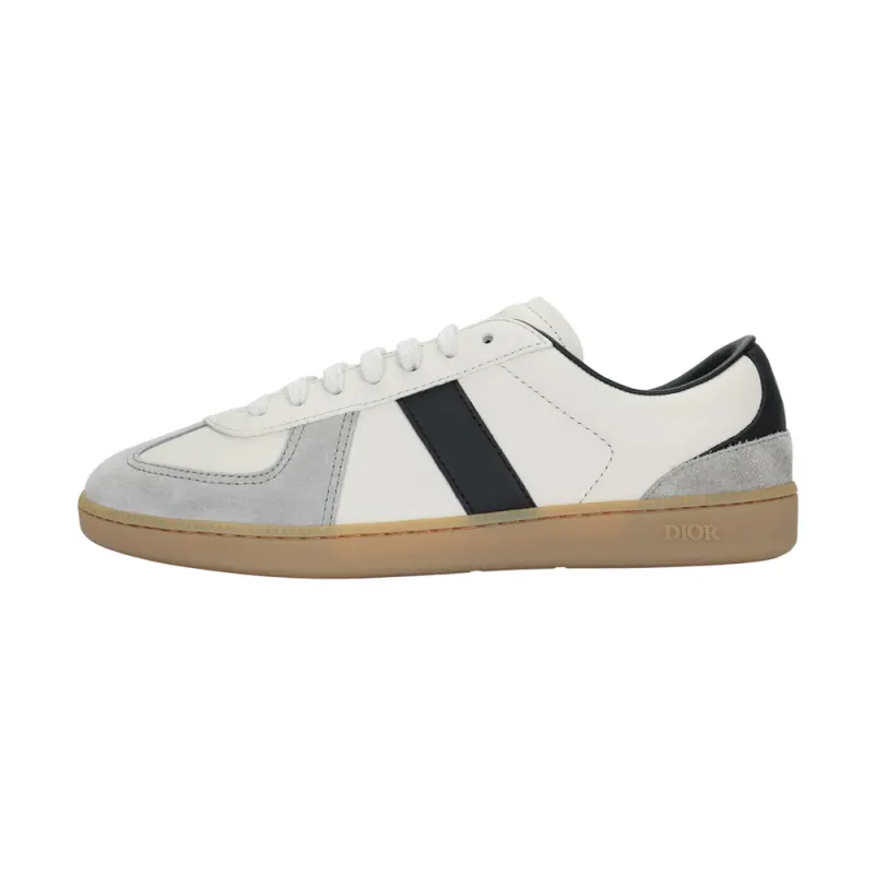 DIOR B01 Matchpoint Cow Leather Low top Skateboard Shoes Men's Gray