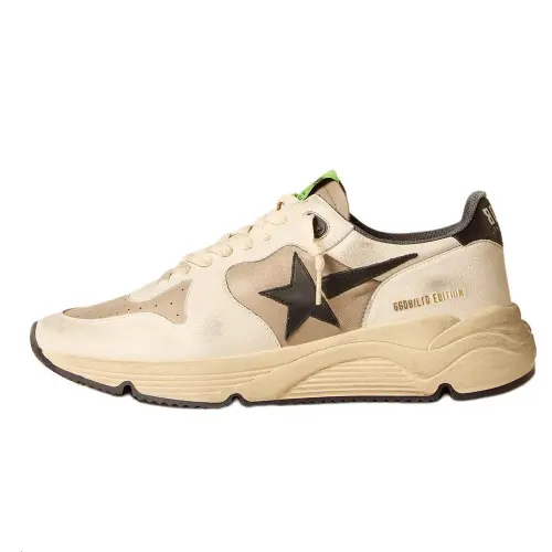 Golden Goose Running Sole Low top Casual Shoes Men's Beige