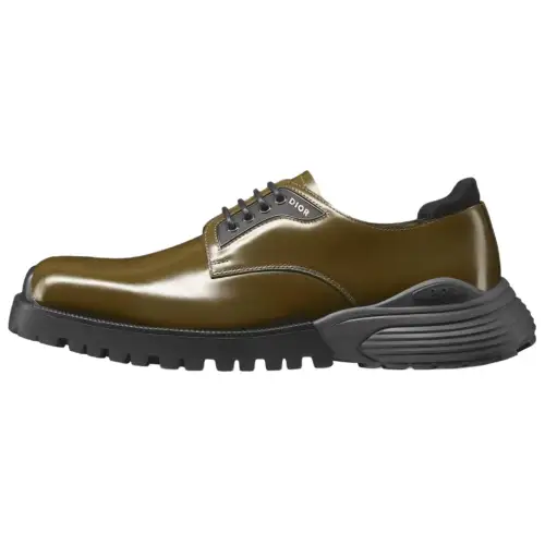 DIOR Combat Dress Shoe Khaki