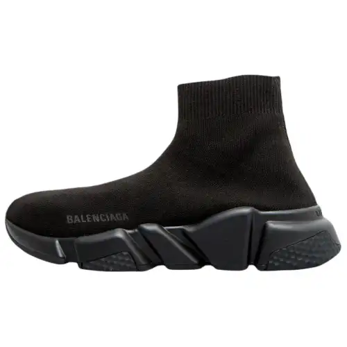 Balenciaga Speed High top Casual Shoes Women's Black
