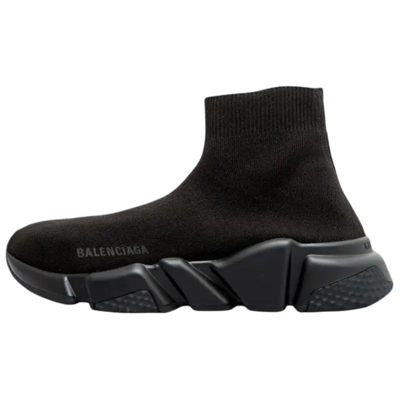 Balenciaga Speed High top Casual Shoes Women's Black