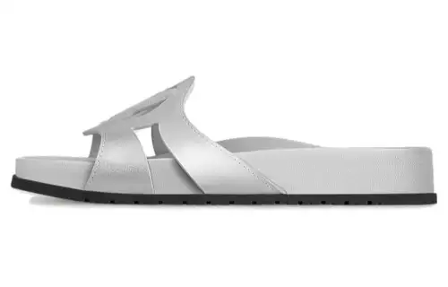 LOUIS VUITTON Isola Slide Slippers Women's Silver
