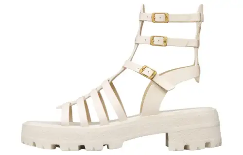 DIOR Bay Roman Sandals Women's White