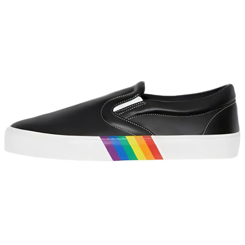Burberry Leather Stylish Skateboarding Shoes Men's