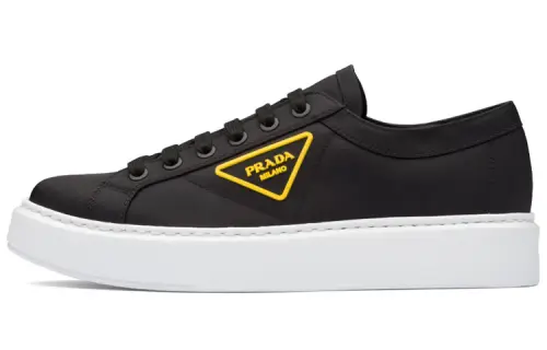 PRADA Nylon Gabardine Wheel Low 'Black Yellow'