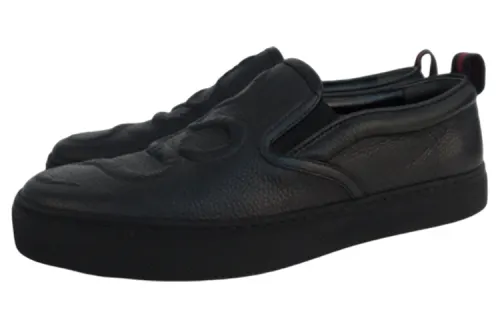 GUCCI Stylish Skateboarding Shoes Men's Black