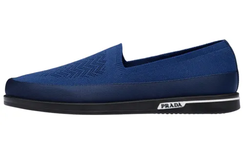 PRADA Knit Loafers Women's 'Sea Blue'