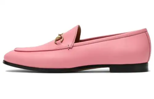 GUCCI Jordaan Loafers Women's Pink