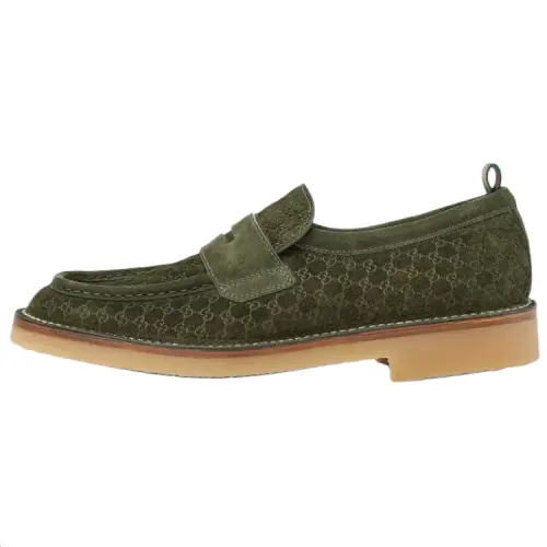 GUCCI Web Casual Shoes Men's Green