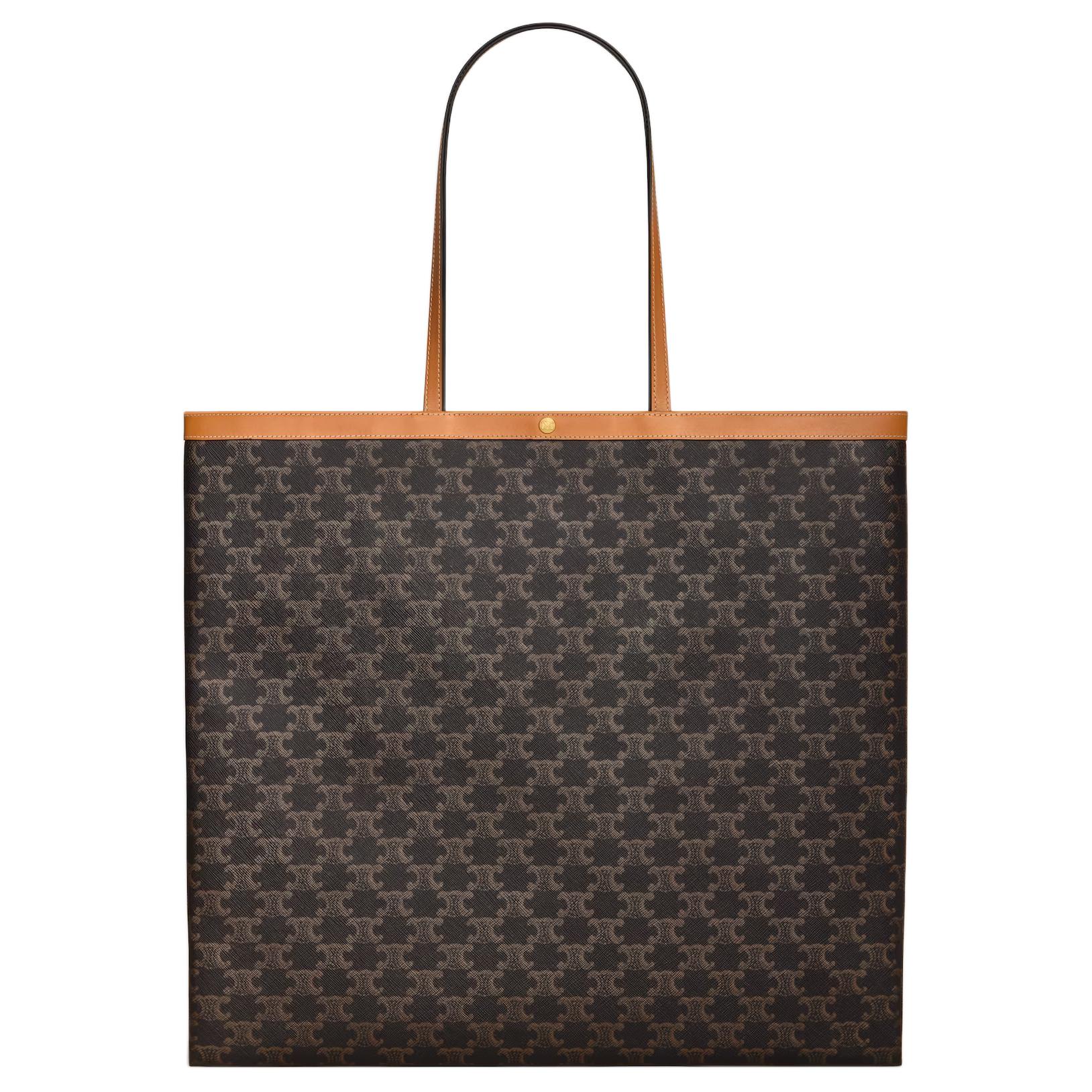 Женская сумка CELINE FLAT SHOPPER (медовая) — фото 3