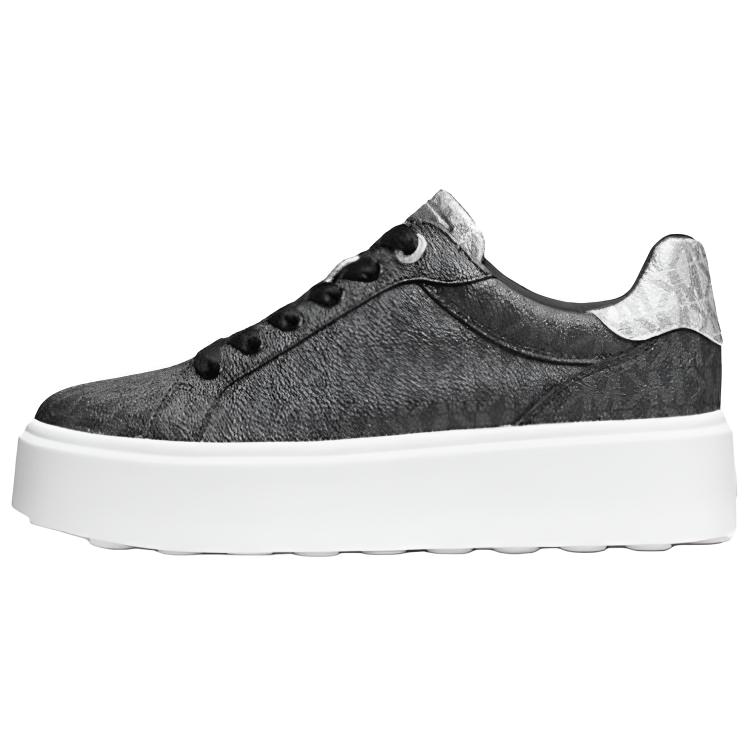 Женские кеды MICHAEL KORS Canvas Platform (черные)