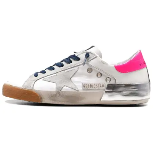 Golden Goose Super Star Deluxe Brand Skateboard Shoes Men's Gray Silver Purple & Color