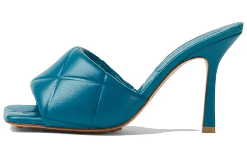 Bottega Veneta Lido Slim Heel High Heels 9cm Women's Duck Green