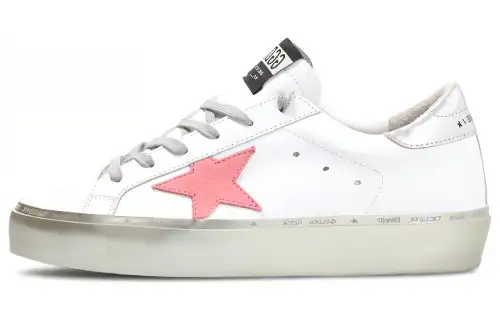 Golden Goose Hi Star Deluxe Brand Low top Stylish Skateboarding Shoes Women's White Distressed