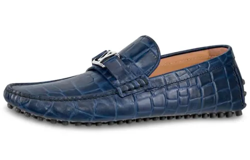 LOUIS VUITTON Hockenheim Casual Shoes Men Blue