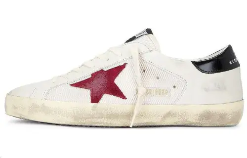 Golden Goose Super-Star White Red Black