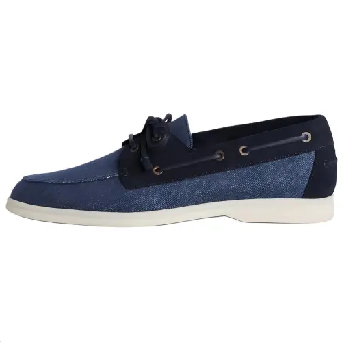 Loro Piana Boat Shoes Men's Blue