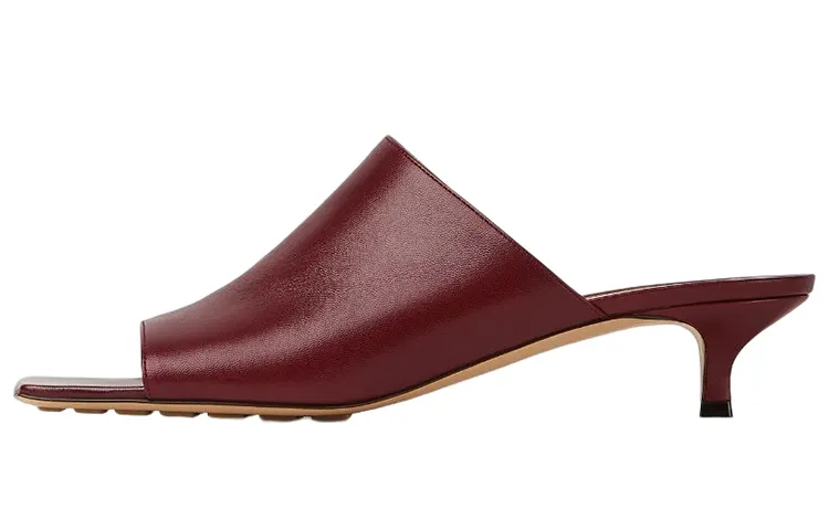 Bottega Veneta Stretch Slide Slippers Women's Red