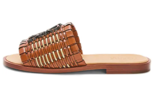 LOEWE Leather Stylish Sandal Women's Brown