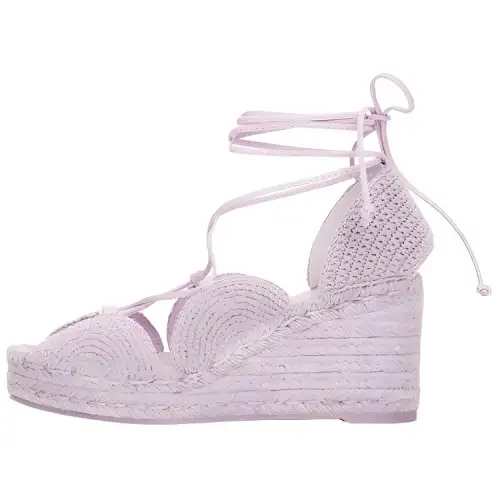 LOEWE One Strap Sandals 9cm Women's Lavender