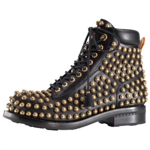 LOUIS VUITTON NIGO Collaboration Leather Ankle Boots Men's Black
