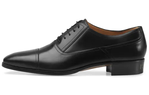 GUCCI Dress Shoes Men's Low Top Black