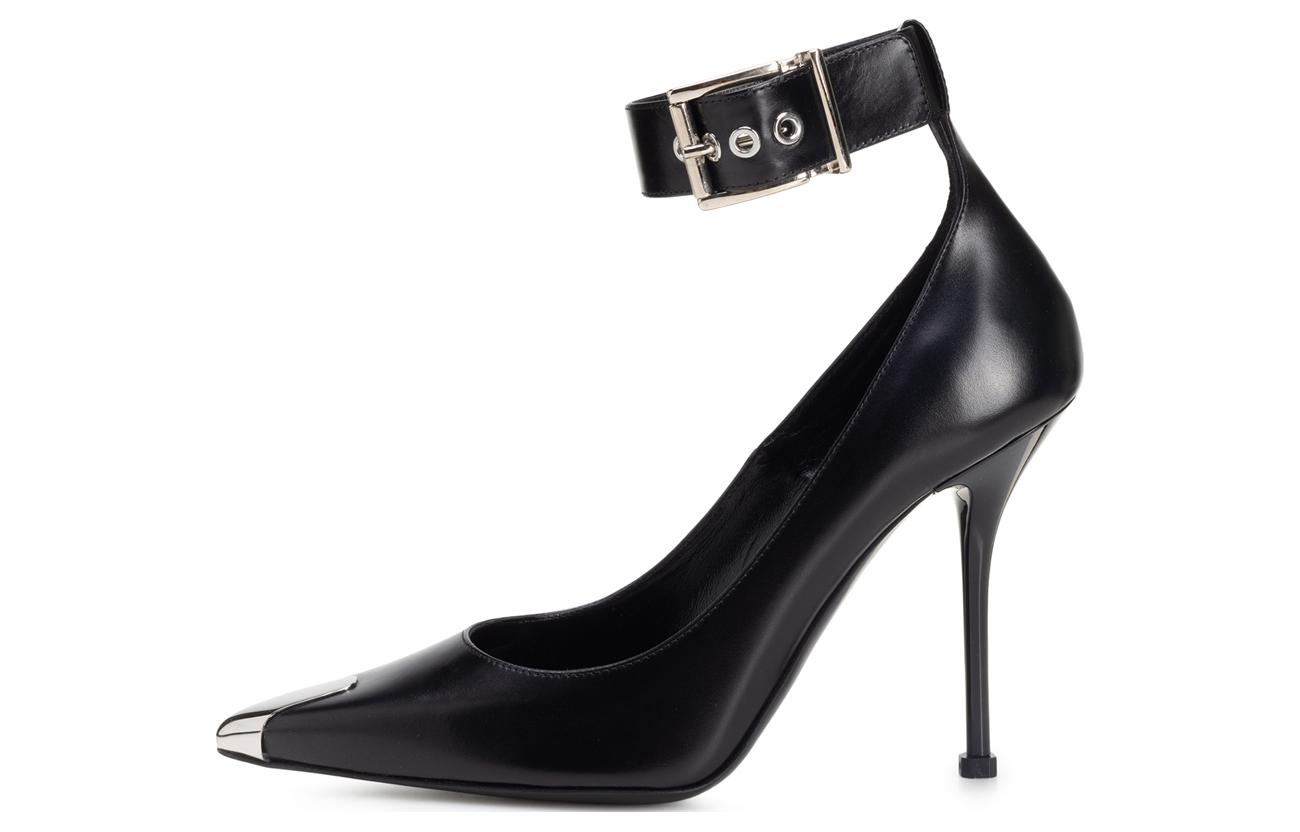 Женские туфли Alexander McQueen Punk (черные)