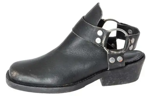Balenciaga Leather Ankle Boots 5CM Women's Black