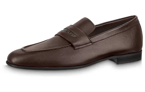 LOUIS VUITTON Glove Loafers 'Brown'
