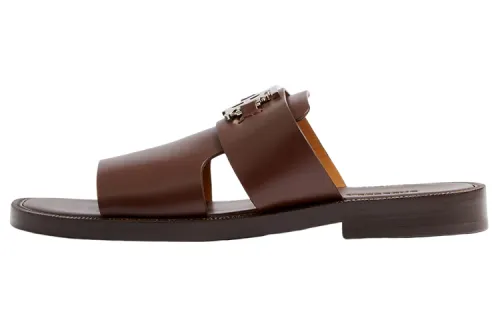 Burberry Slide Slippers Men's Brown