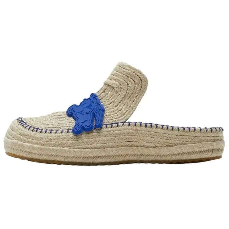 Burberry Closed Toe Slippers Women's Beige