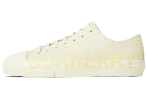 Burberry Low top Canvas Shoes Women's Beige