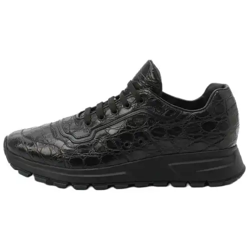 PRADA Low top Casual Shoes Men's Black