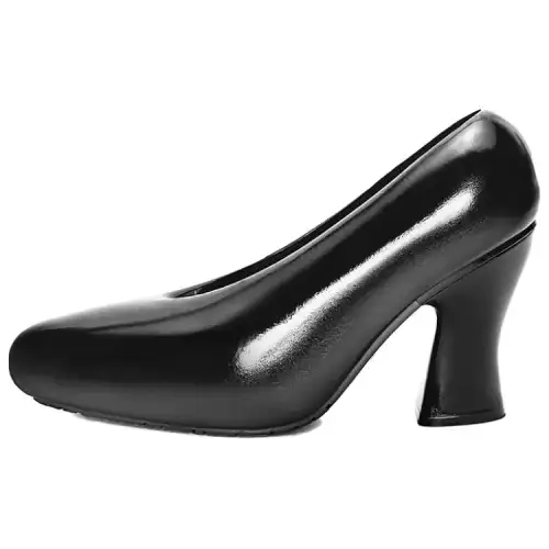 LOEWE Comic Chunky Heel High Heels 9cm Women's Black