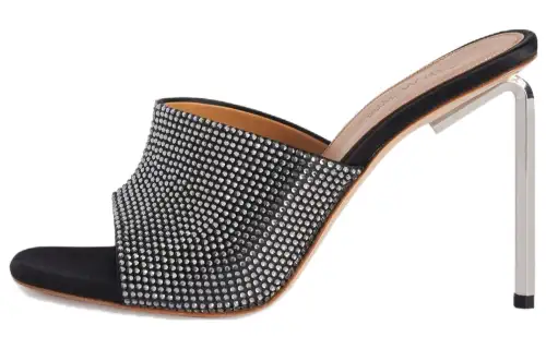 OFF-WHITE High Allen Crystal Mules Women's