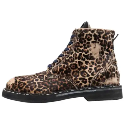 Golden Goose Leopard-print Lace-up Boots