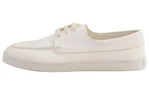 PRADA Lace-up Leather Loafers