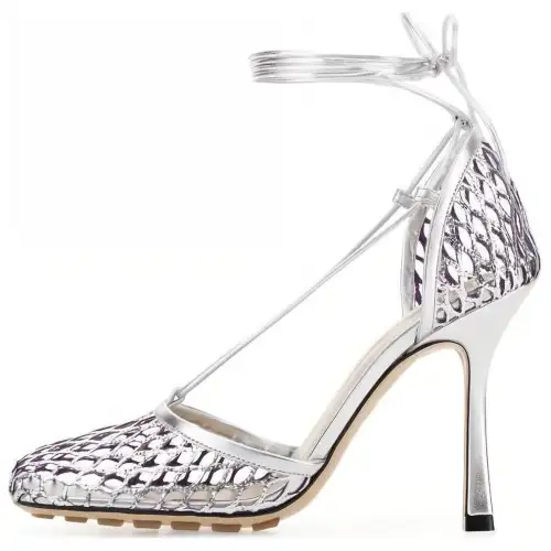 Bottega Veneta Stretched Lace Up Sandals Women's