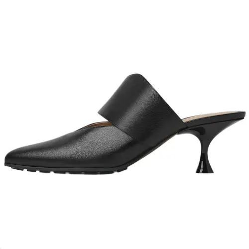 Bottega Veneta Closed Toe Slippers 5.5cm Women's Black