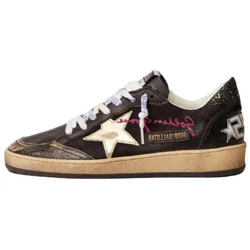 Golden Goose Ball Star Leather Low top Skateboard Shoes Women's